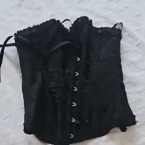 Elegant Black Corset Top